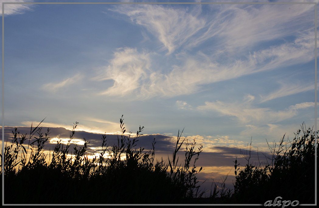 20130812_2037avondlucht_Kennemermeer Pentax K5 Macrolens