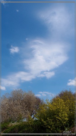 Wolken spoorlijn